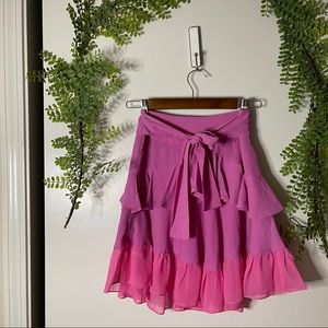 express ballerina ruffles baby pink ribbons waist